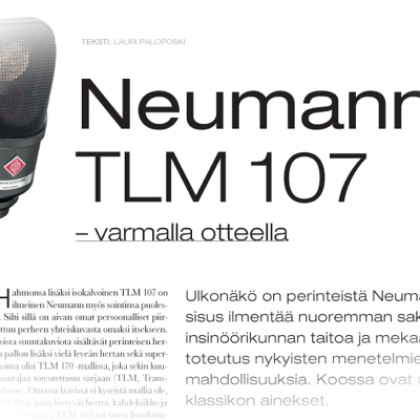 Neumann TLM 107 testi Riffi