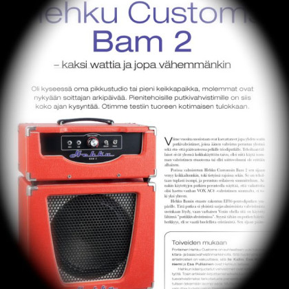 Hehku BAM 2 -putkivahvistin, 