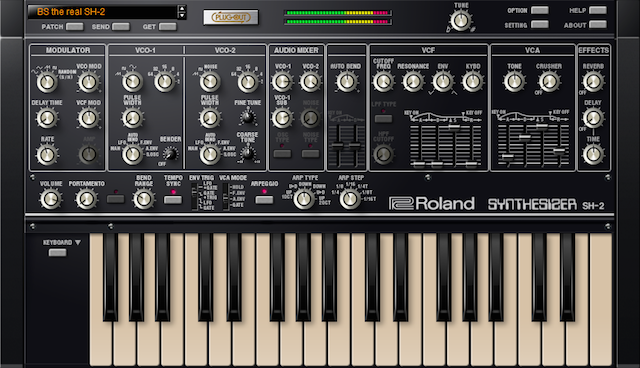 Roland SH-2 plug-out